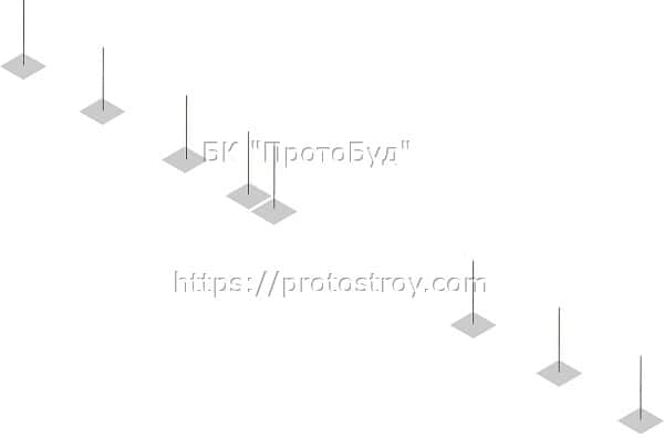 Крафтовый забор: монтаж этапы 1,2.